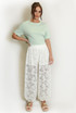 Lace Balloon Fit Trouser
