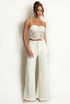 Frilled Hem Lace Corset Top