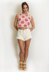 Floral Crochet Vest 