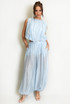 Balloon Hem sleeveless top And Trouser Set
