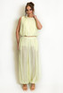 Balloon Hem sleeveless top And Trouser Set