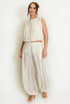 Balloon Hem sleeveless top And Trouser Set