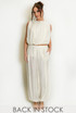 Balloon Hem sleeveless top And Trouser Set
