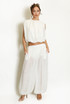 Balloon Hem sleeveless top And Trouser Set