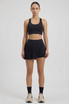 Pleated Wrap Over Tennis Skort
