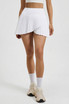Pleated Overlap Tennis Skort