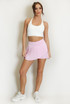 Pleated Wrap Over Tennis Skort