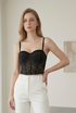 Lace Corset Top