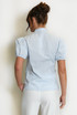 Short Sleeve Key Hole Blouse