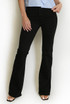 Black Extra Long Skinny Flare Fit Jeans