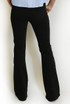 Black Extra Long Skinny Flare Fit Jeans