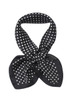 Black Polka Dot Neck Scarf
