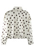 Polka Dot Bubble Hem Jacket