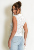 Lace Sleeveless Mandarin Blouse