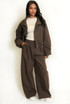 Oversized High Neck Bomber Jacket