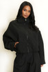 Oversized High Neck Bomber Jacket