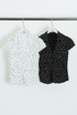 Polka Dot Ruched Blouse