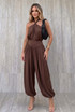 Halter Neck Balloon Leg Jumpsuit
