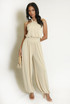 Halter Neck Balloon Leg Jumpsuit