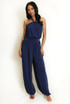 Halter Neck Balloon Leg Jumpsuit