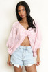 Twist Crochet Shrug
