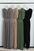 Cinched Draped Harem Jumpsuit