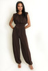 Sleeveless Balloon Leg Jumpsuit