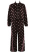 Polka Dots Zipper and Trousers Set 