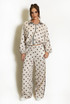 Polka Dots Zipper and Trousers Set 