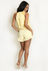 Tie Neck Bubble Hem Top