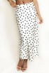 Polka Dots Midi Skirt