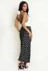 Polka Dots Midi Skirt