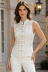 Lace Mandarin Waistcoat