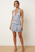 Polka Dot Halter Neck Top And Mini Skirt Set