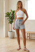 Diamante Denim Shorts