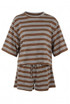 Striped T-Shirt and Shorts Set