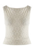 Floral Textured Sleeveless Top