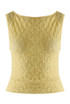 Floral Textured Sleeveless Top