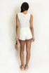 Floral Textured Sleeveless Top and Shorts Set