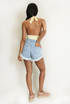 Halterneck Plunging Bodysuit