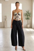 Balloon Style Cargo Trousers