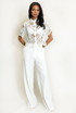Short Sleeve Crochet Blouse