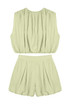 Balloon Hem Crop Top And Shorts Set