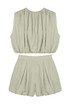 Balloon Hem Crop Top And Shorts Set