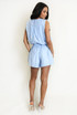 Balloon Hem Crop Top And Shorts Set