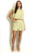 Balloon Hem Crop Top And Shorts Set