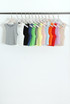 Basic Cropped Ribbed Vest Top