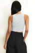 Basic Cropped Ribbed Vest Top