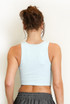 Basic Cropped Ribbed Vest Top