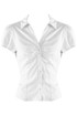 Puff Sleeves Gathered Blouse